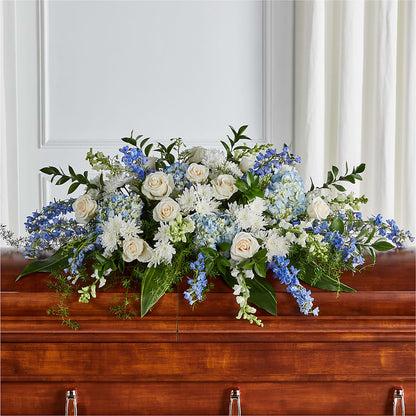 Timeless Essence Casket Spray –  The Flower Boutique, Gettysburg PA