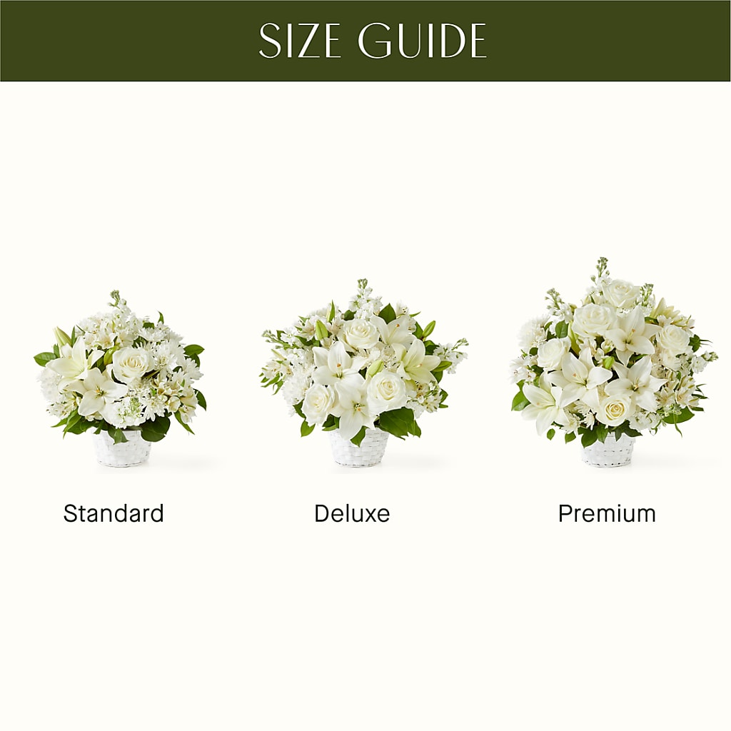Peaceful Reflections Arrangement –  The Flower Boutique, Gettysburg PA