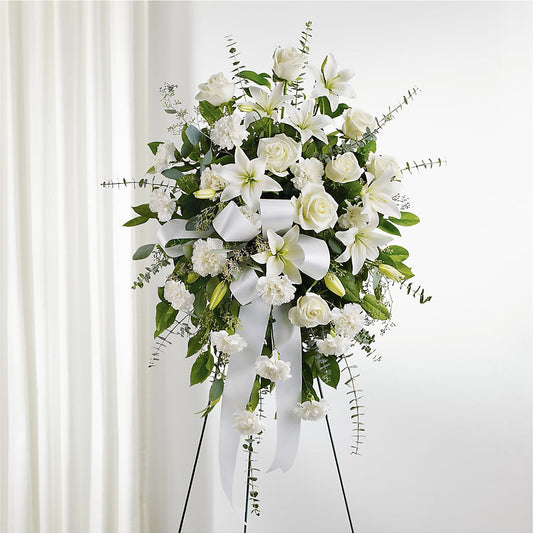 With Care Standing Spray –  The Flower Boutique, Gettysburg PA