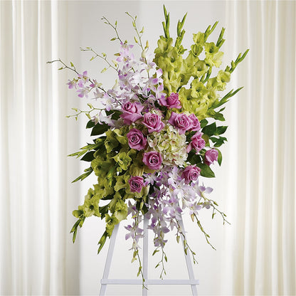 Lasting Legacy Standing Spray –  The Flower Boutique, Gettysburg PA