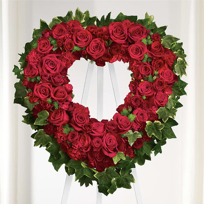 Wholehearted Standing Spray –  The Flower Boutique, Gettysburg PA