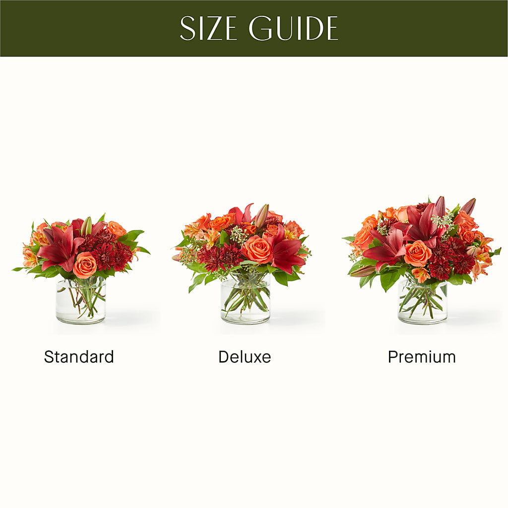 Crimson Leaves Bouquet –  The Flower Boutique, Gettysburg PA