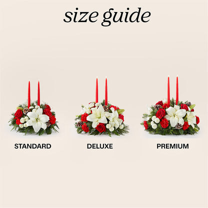 Seasonal Festivities Centerpiece –  The Flower Boutique, Gettysburg PA