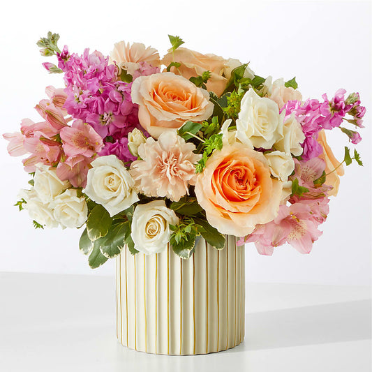 Paradise Bouquet with Ivory Vase –  The Flower Boutique, Gettysburg PA