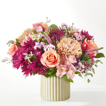 Berry Cobbler Bouquet with Ivory Vase –  The Flower Boutique, Gettysburg PA