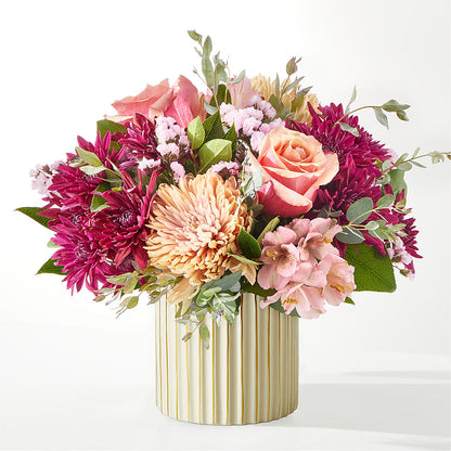 Berry Cobbler Bouquet with Ivory Vase –  The Flower Boutique, Gettysburg PA