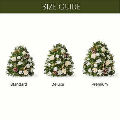 Snowed In Tree –  The Flower Boutique, Gettysburg PA