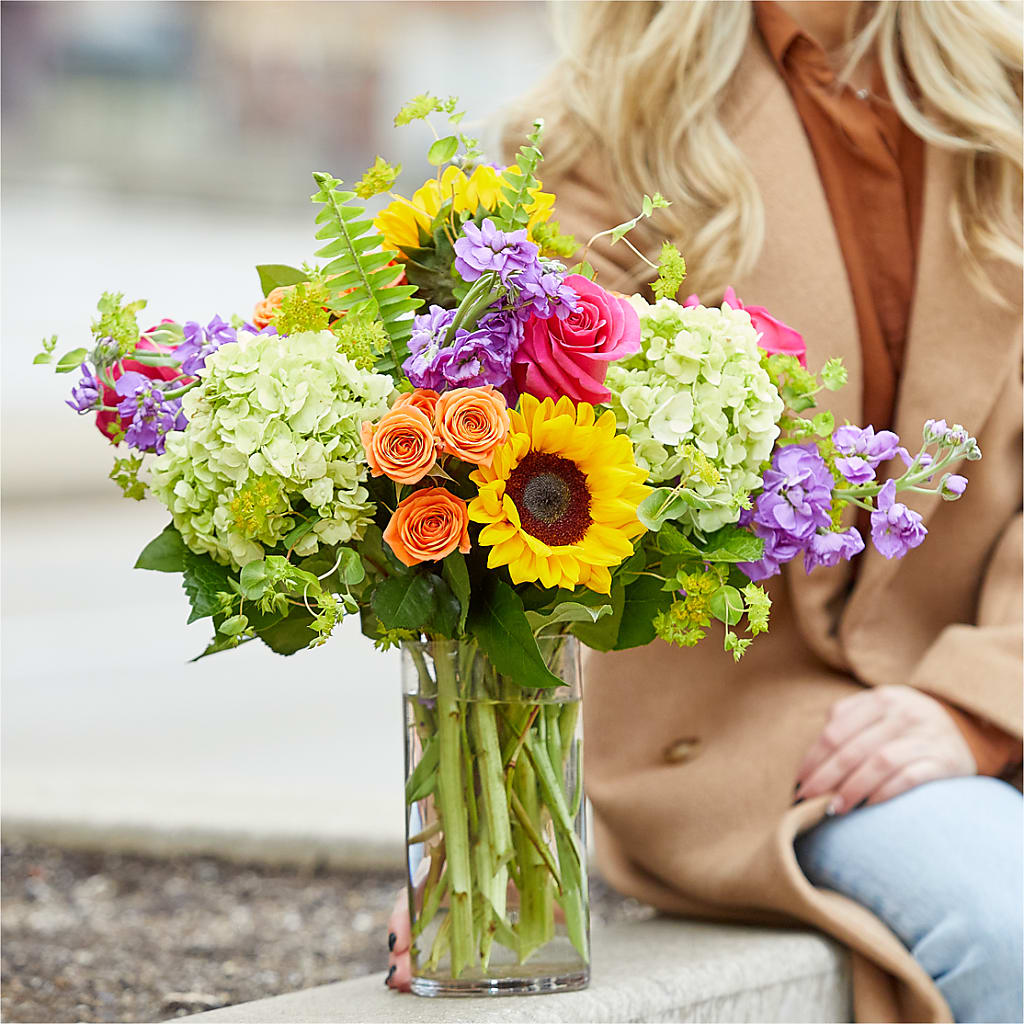 Vibrant Greetings Bouquet –  The Flower Boutique, Gettysburg PA