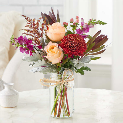 Moody Hues Bouquet –  The Flower Boutique, Gettysburg PA