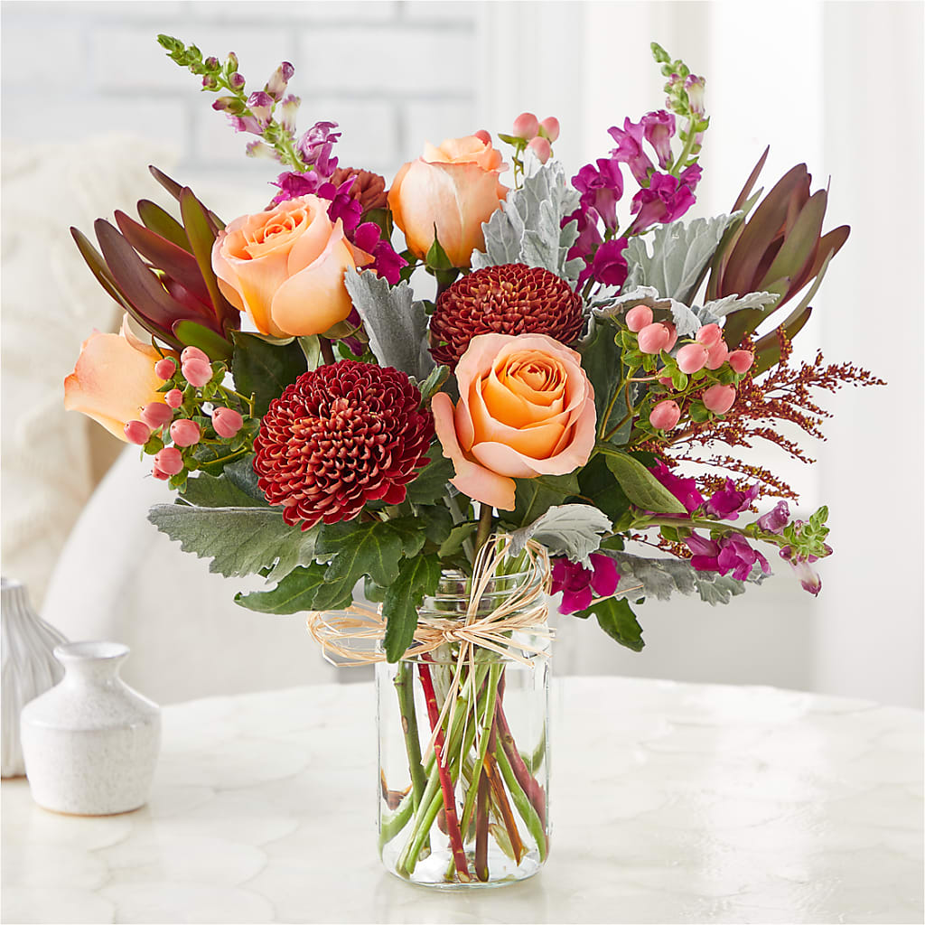 Moody Hues Bouquet –  The Flower Boutique, Gettysburg PA