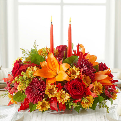 Autumn's Embrace Centerpiece –  The Flower Boutique, Gettysburg PA