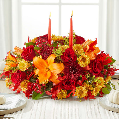 Autumn's Embrace Centerpiece –  The Flower Boutique, Gettysburg PA