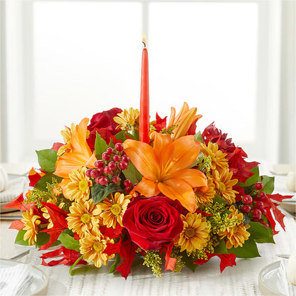 Autumn's Embrace Centerpiece –  The Flower Boutique, Gettysburg PA
