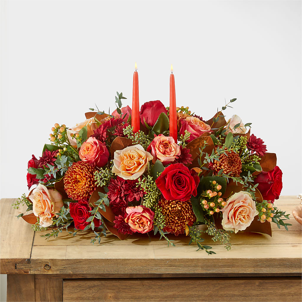 Gather Near Centerpiece –  The Flower Boutique, Gettysburg PA