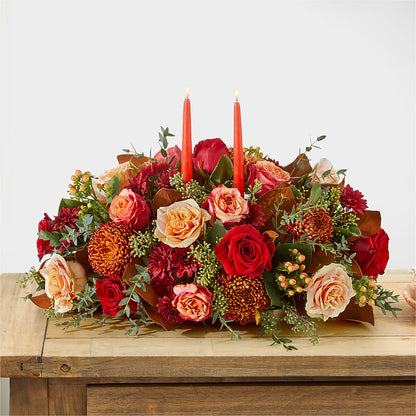 Gather Near Centerpiece –  The Flower Boutique, Gettysburg PA