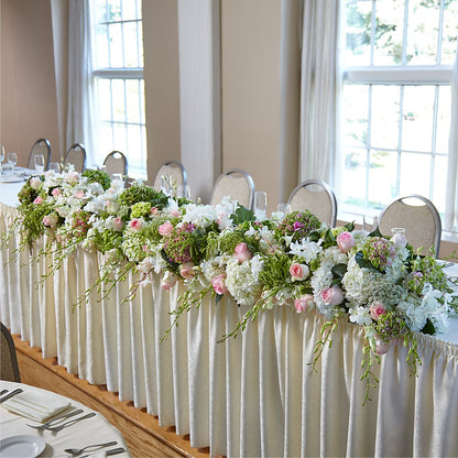 State of Joy Head Table Arrangement –  The Flower Boutique, Gettysburg PA