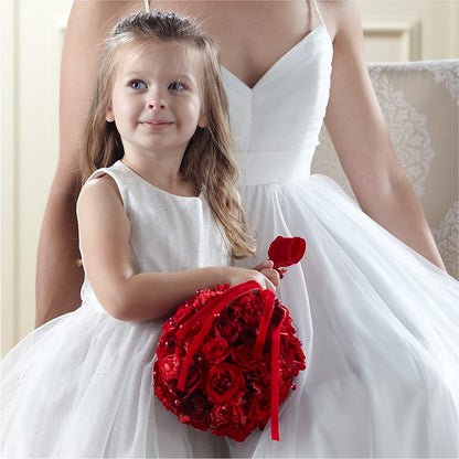 Pure at Heart Flower Girl Arrangement –  The Flower Boutique, Gettysburg PA